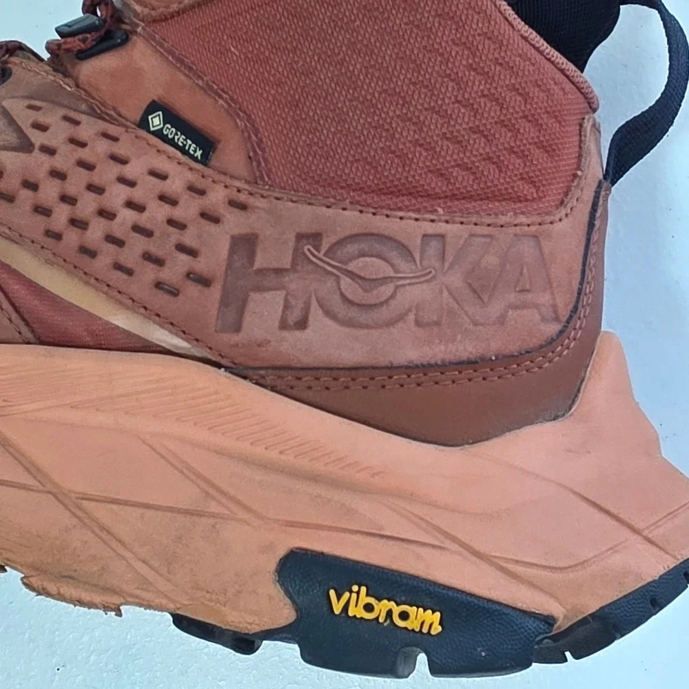 Hoka Anacapa Mid GTX Waterproof Hiking Boots Mens 13 Vibram Terra Cotta Gorpcore